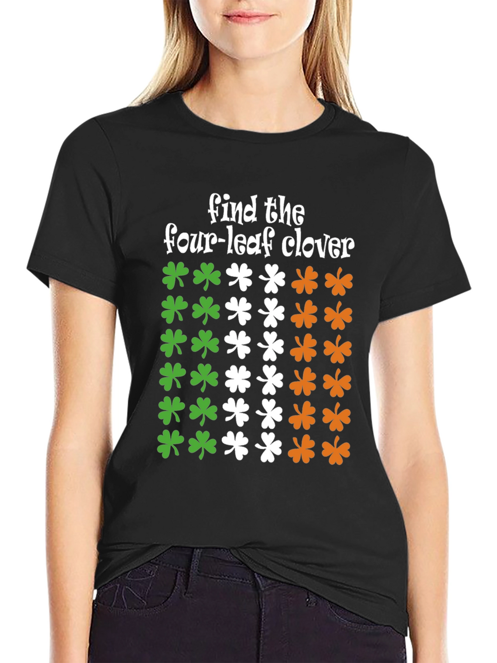 St. Patricks Day Find the Four-Leaf Clover T-Shirt