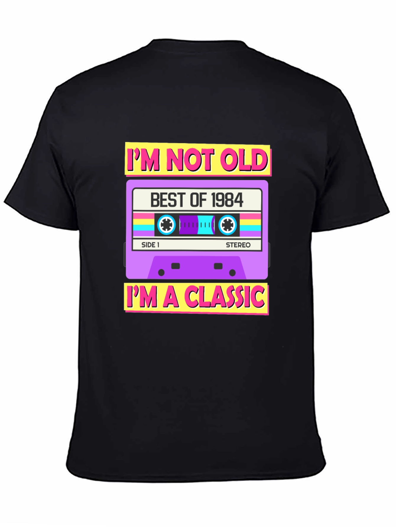 Retro Best of 1984 Cassette T-Shirt - Classic Birthday Gift