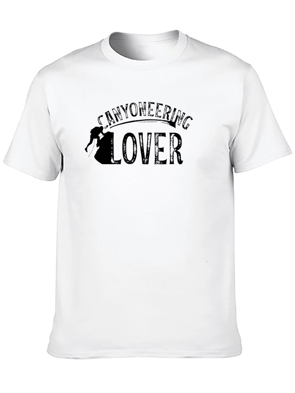 Canyoneering Lover Black Graphic T-Shirt