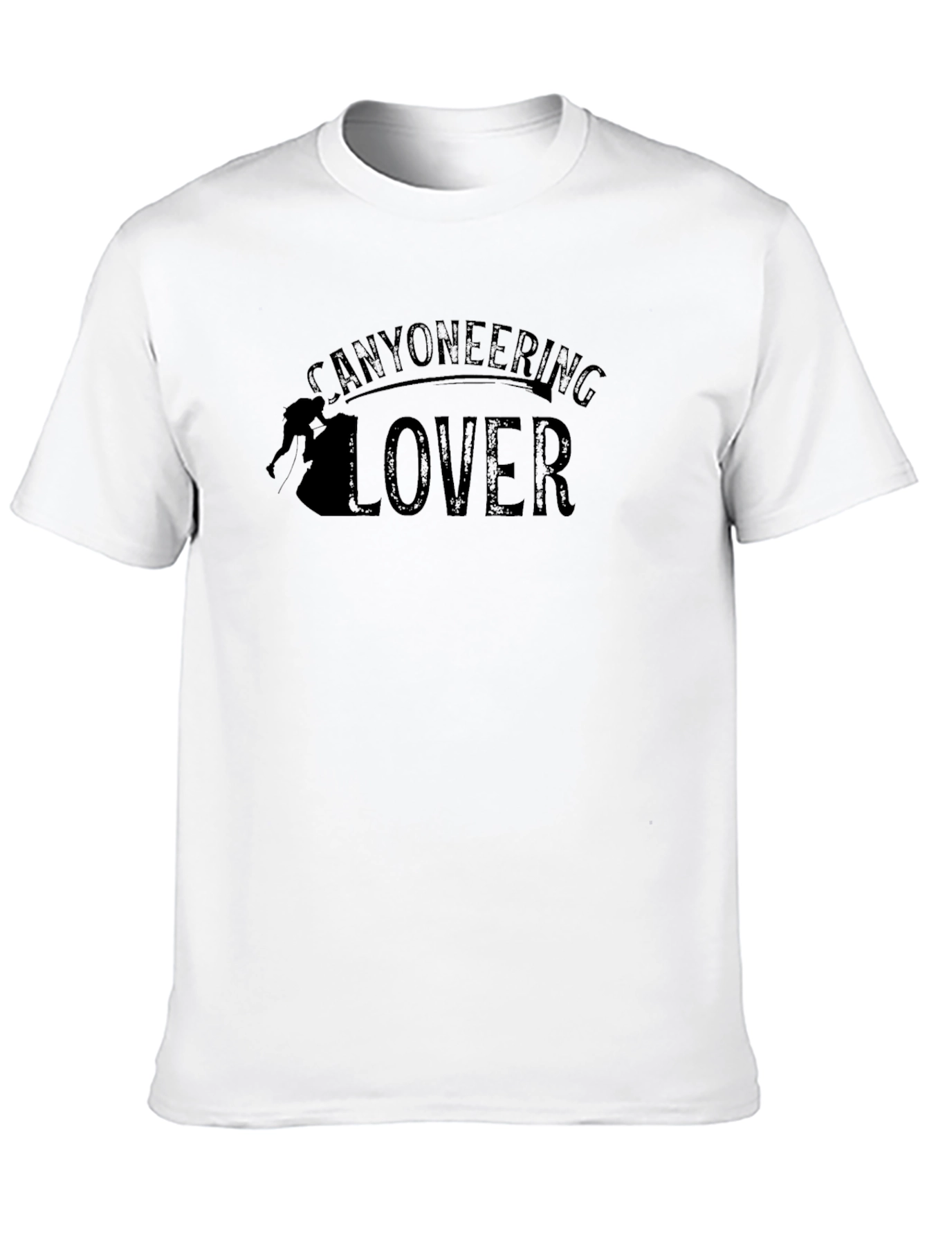 Canyoneering Lover Black Graphic T-Shirt