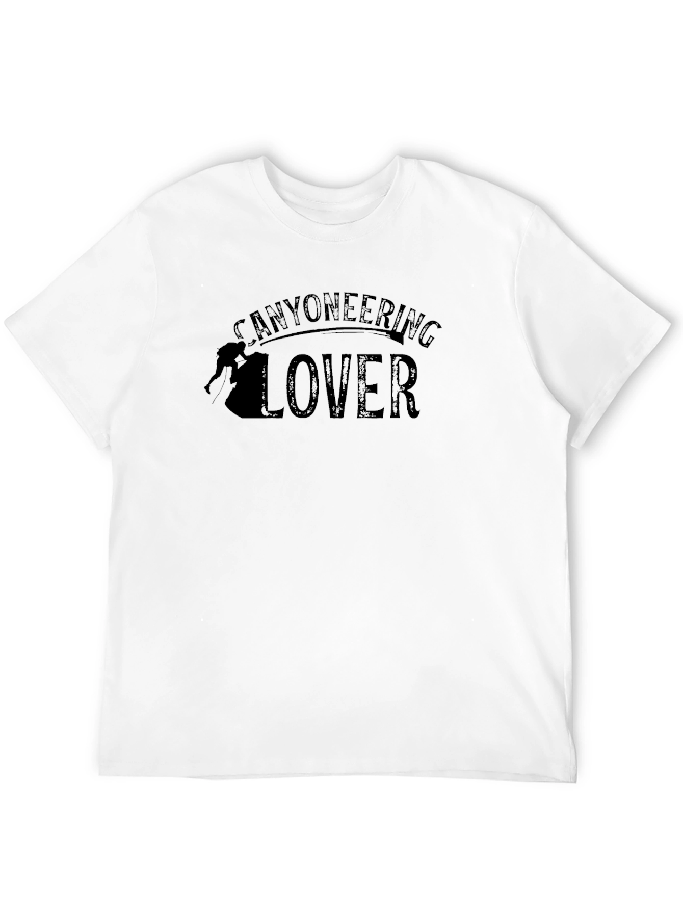 Canyoneering Lover Black Graphic T-Shirt