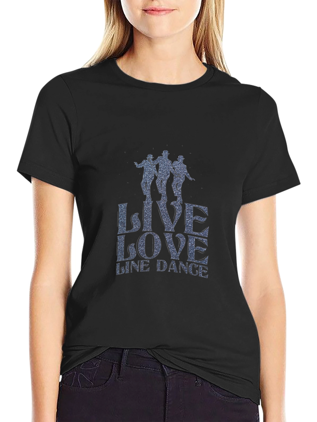 Live Love Line Dance Graphic Tee