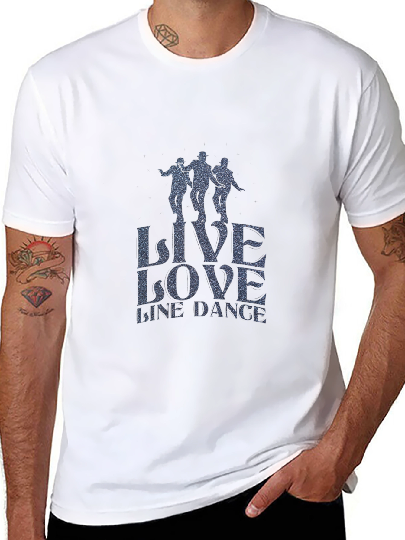 Live Love Line Dance Graphic Tee
