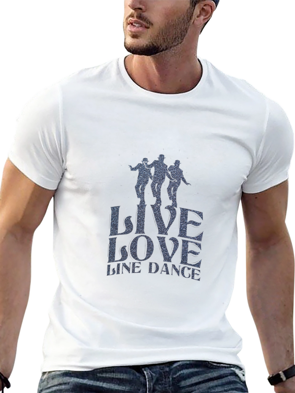Live Love Line Dance Graphic Tee