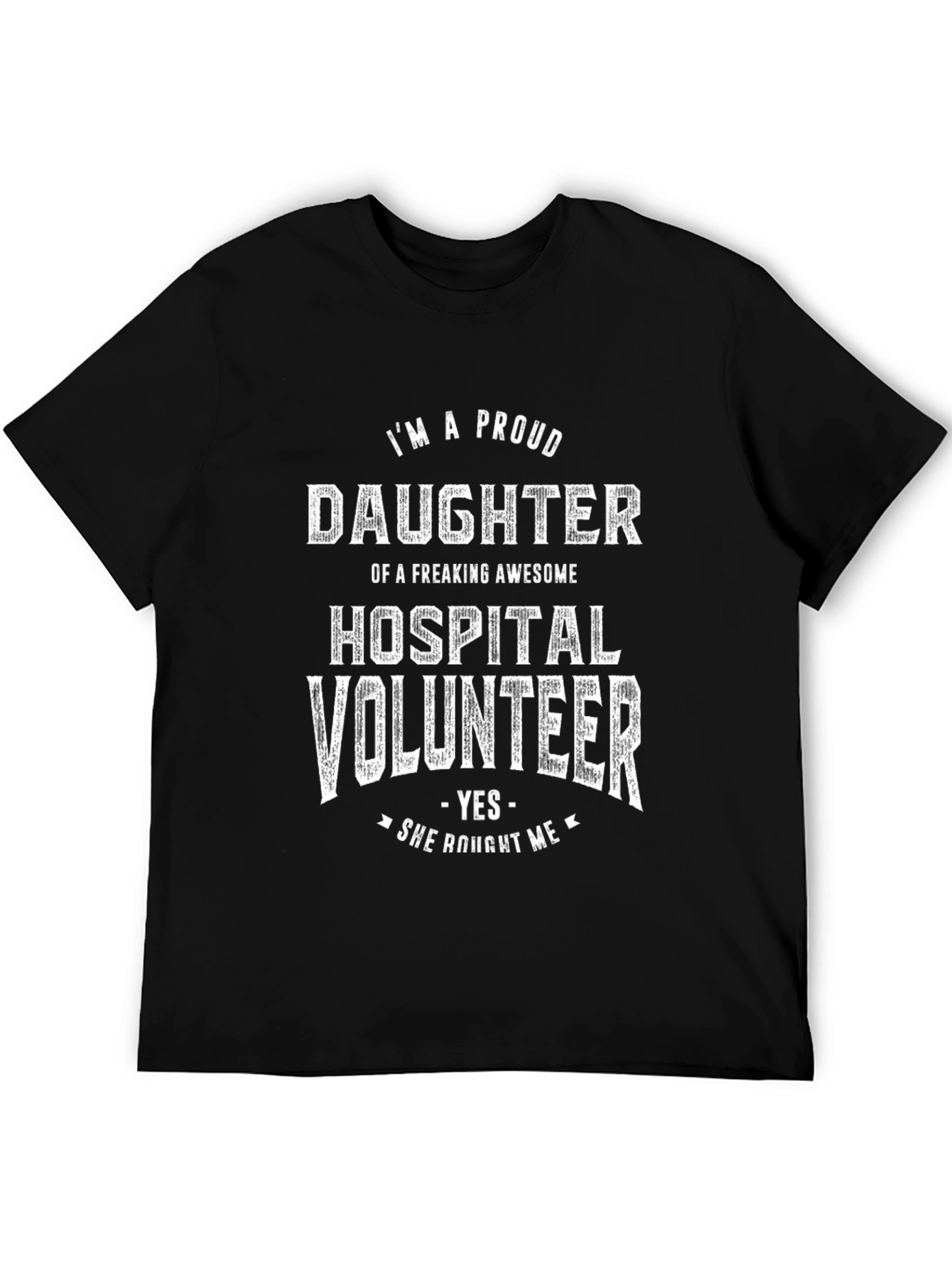 Proud Daughter of a Hospital Volunteer Graphic T-Shirt