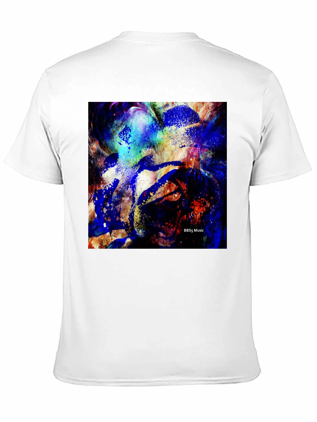 Abstract Art Black T-Shirt | BBSs Music Design
