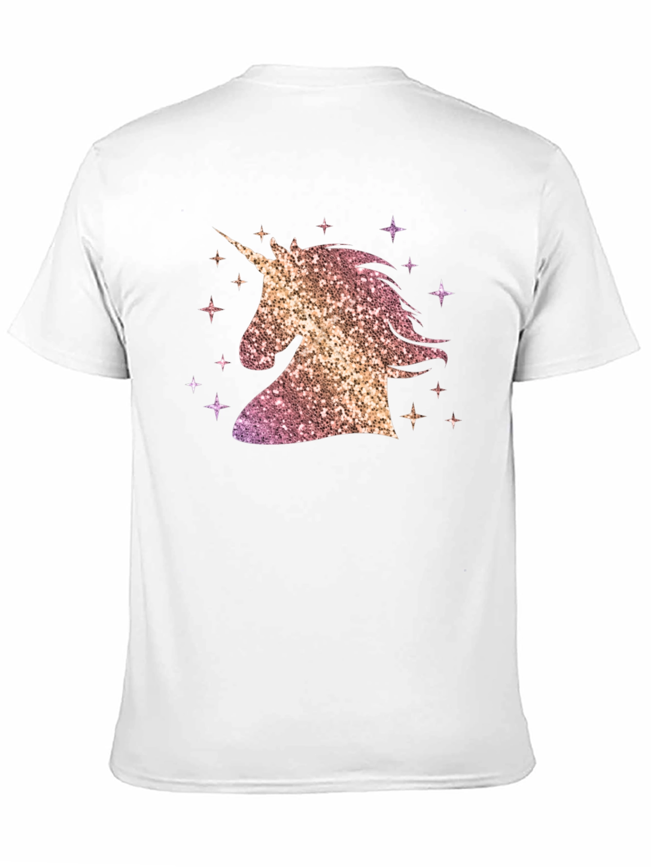 Unicorn Sparkle Graphic T-Shirt - Black