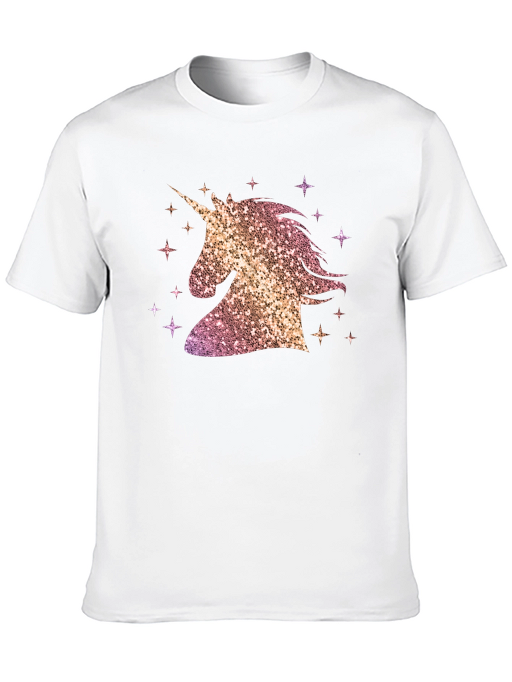 Unicorn Sparkle Graphic T-Shirt - Black