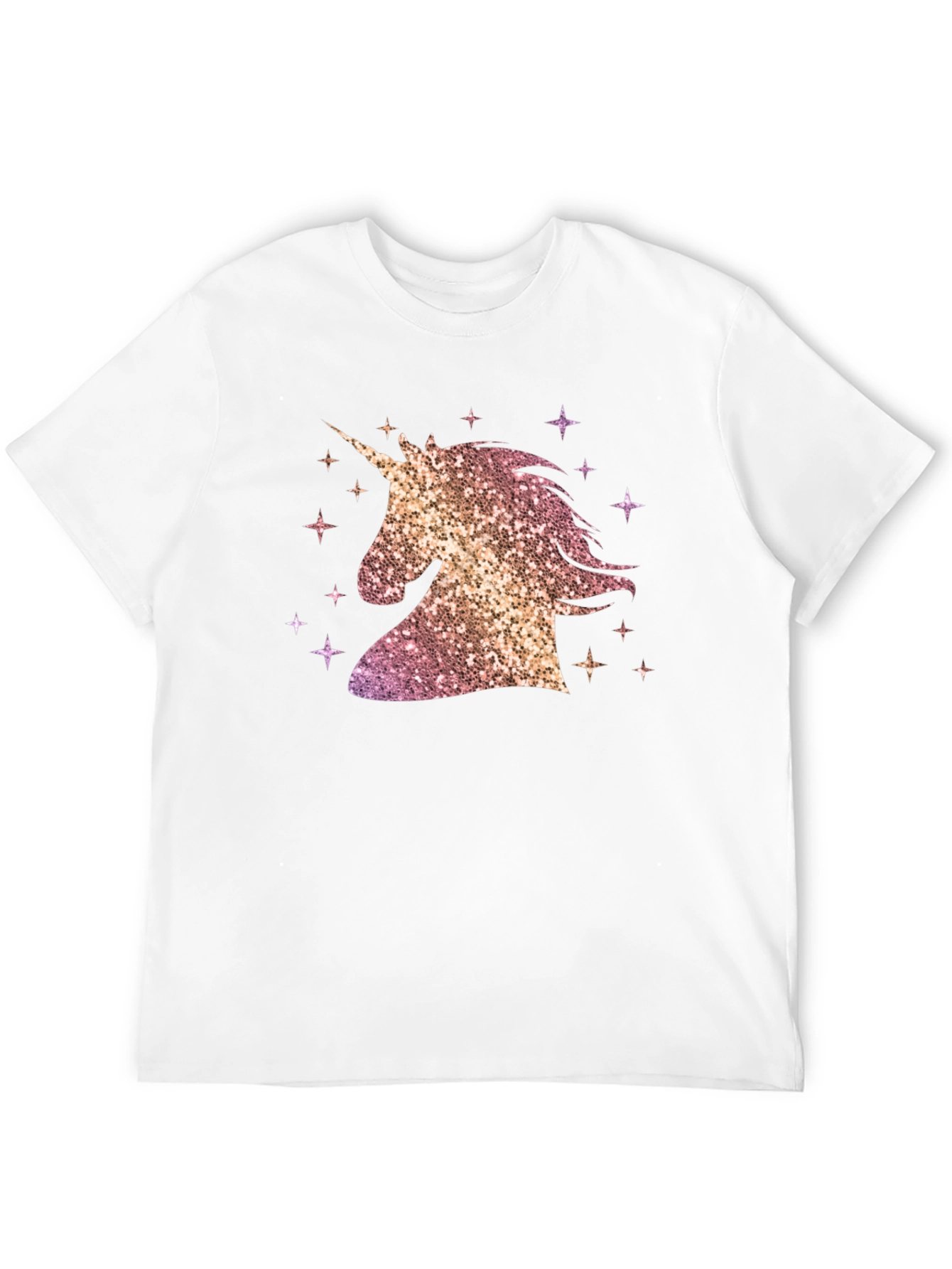 Unicorn Sparkle Graphic T-Shirt - Black
