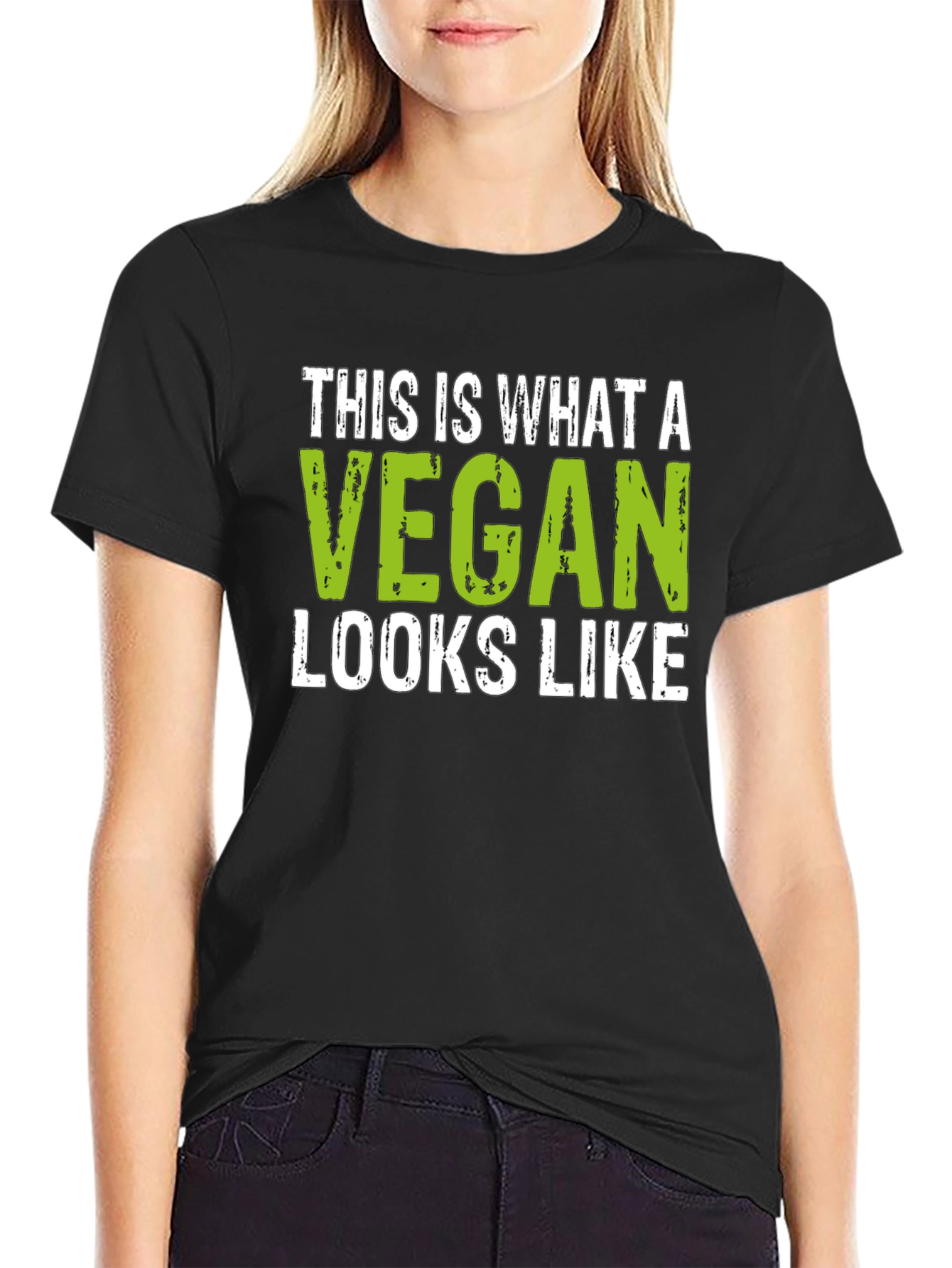 Vegan Graphic Tee - This Is What A Vegan Looks Like