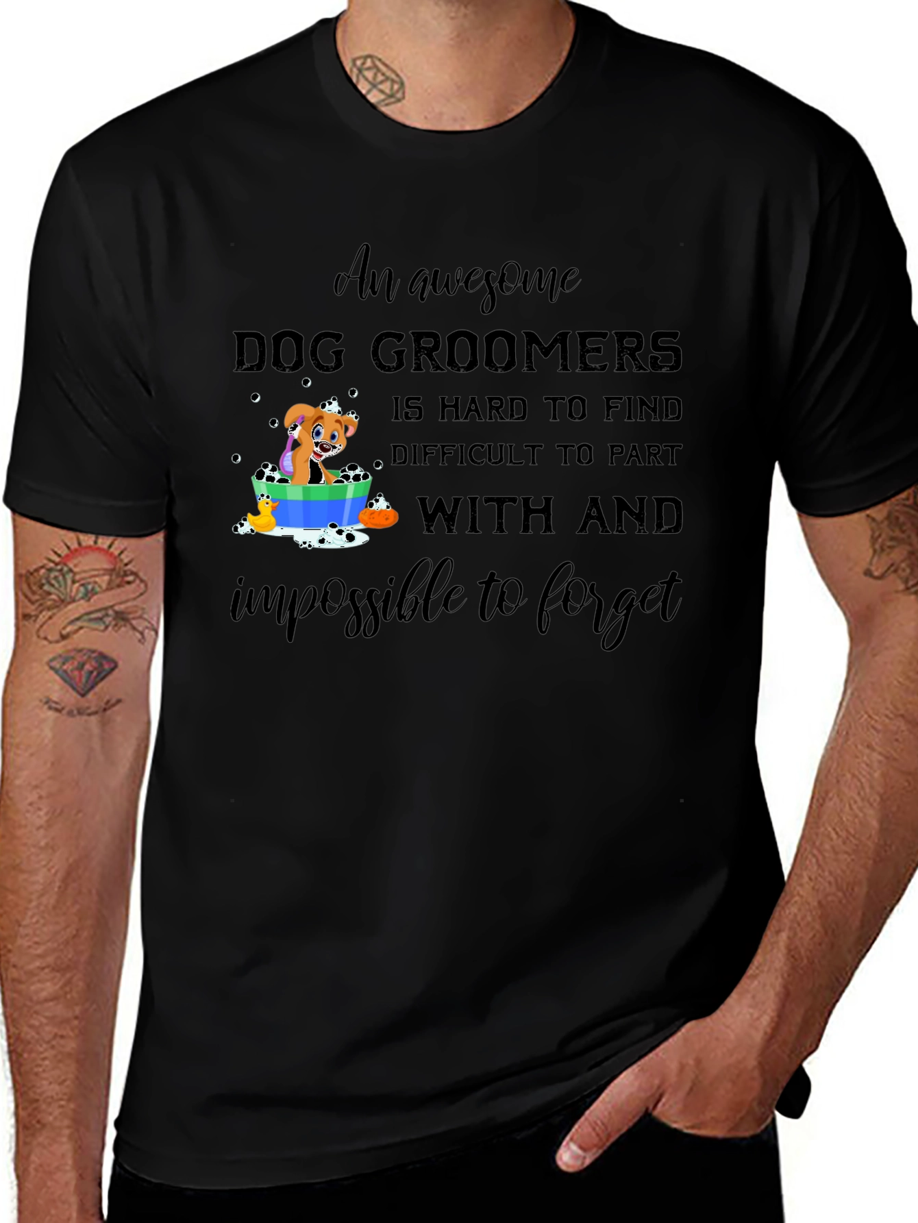 Awesome Dog Groomer T-Shirt