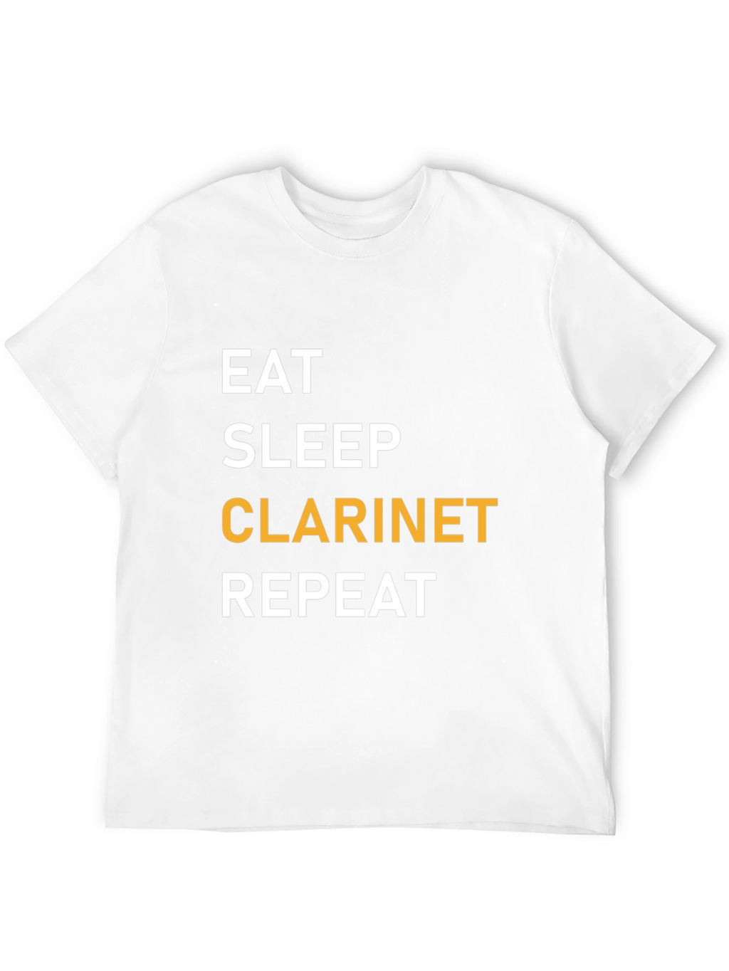 Eat Sleep Clarinet Repeat Black T-Shirt
