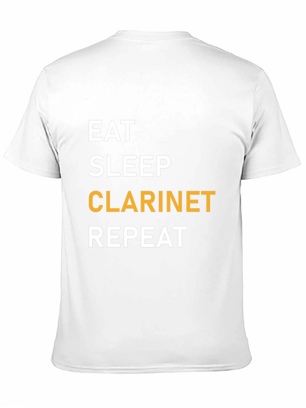 Eat Sleep Clarinet Repeat Black T-Shirt