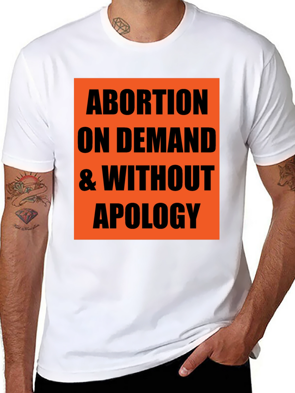Abortion on Demand Tee - Pro-Choice Statement T-Shirt