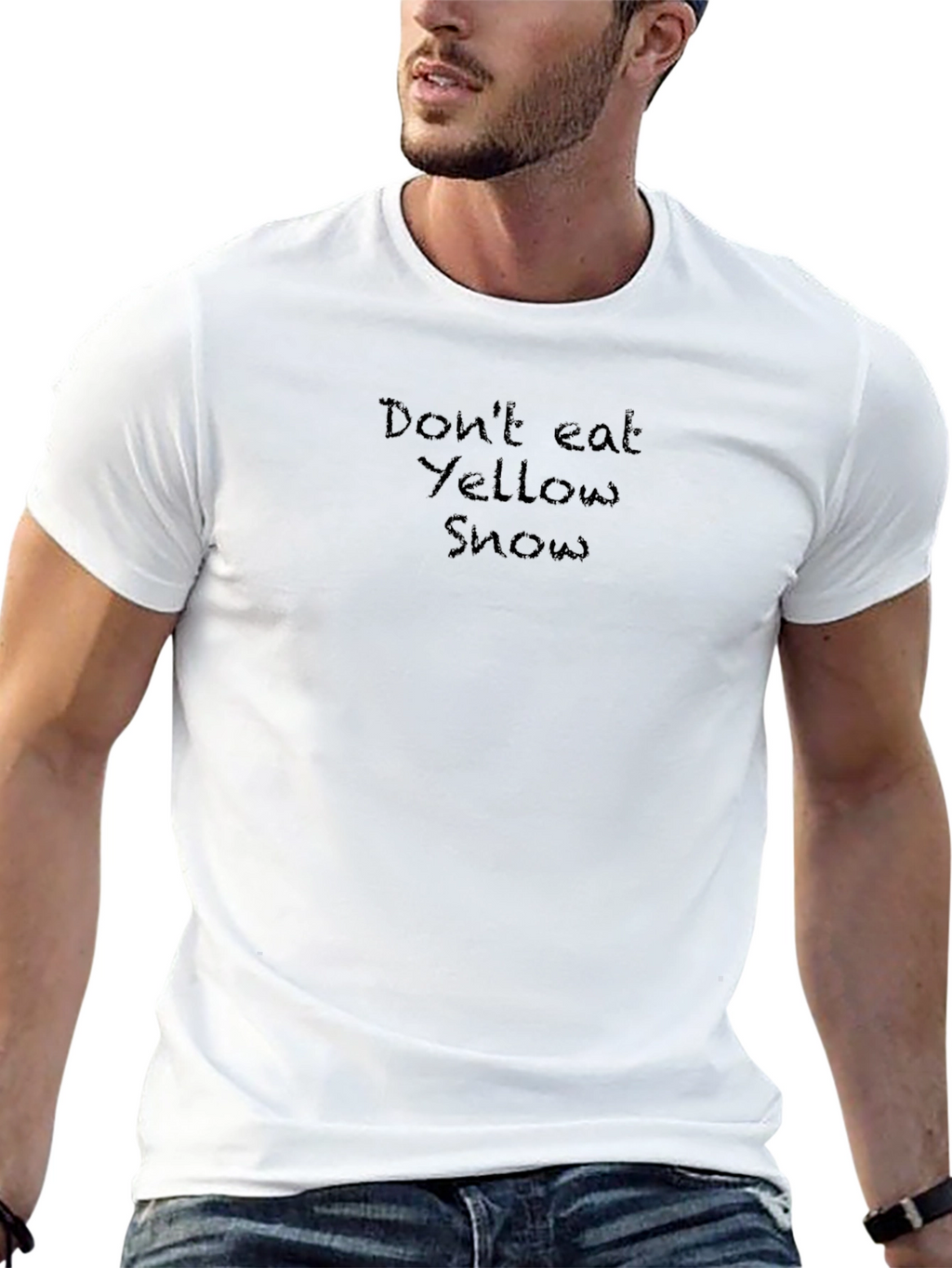 Dont Eat Yellow Snow Funny T-Shirt