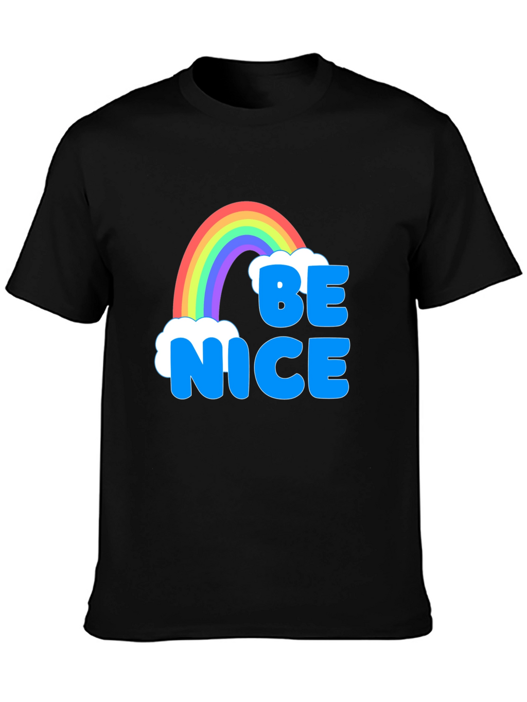 Be Nice Rainbow T-Shirt - Positive Vibes