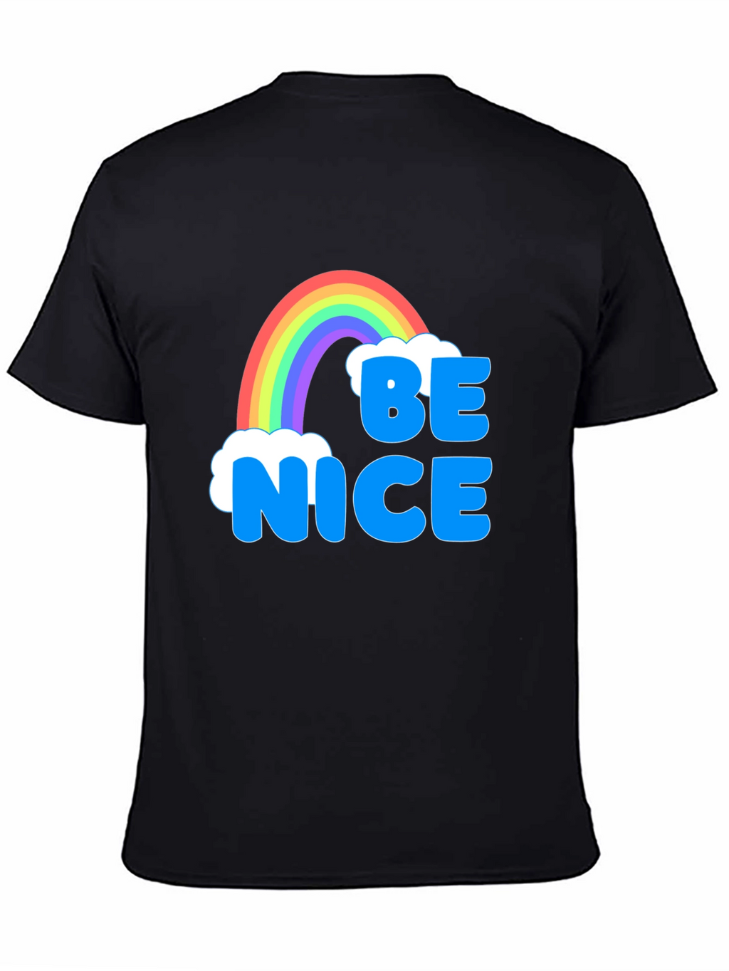 Be Nice Rainbow T-Shirt - Positive Vibes