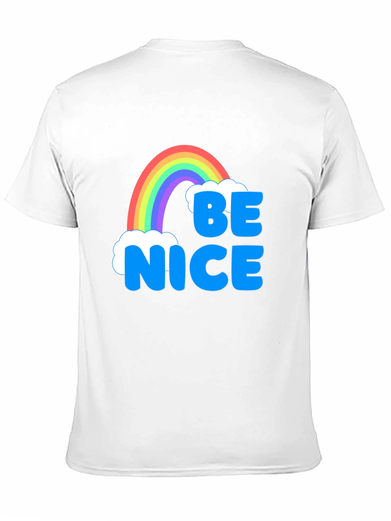 Be Nice Rainbow T-Shirt - Positive Vibes