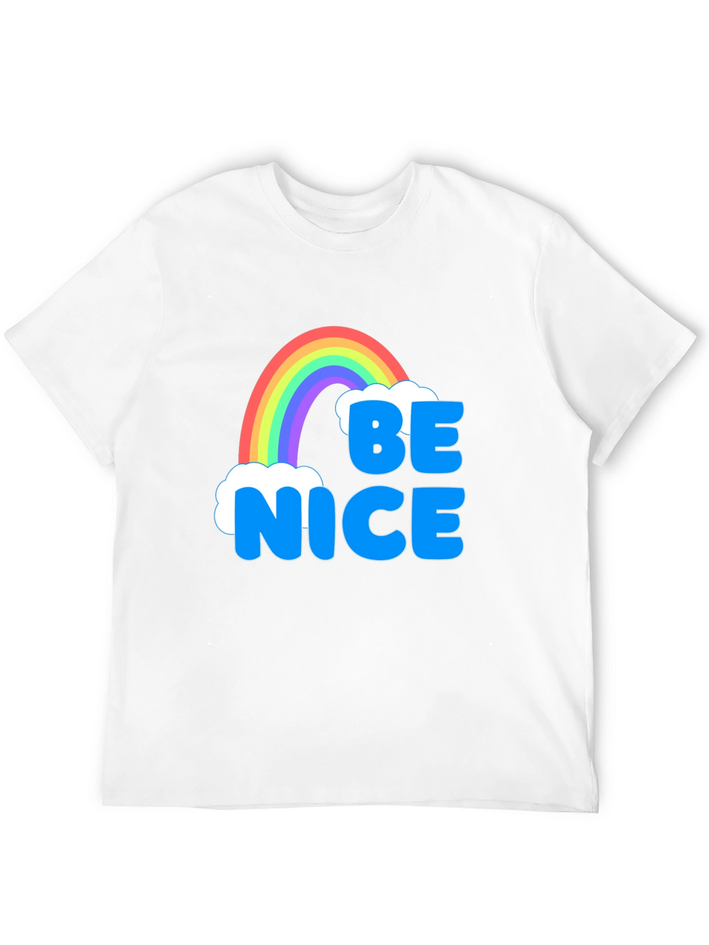 Be Nice Rainbow T-Shirt - Positive Vibes