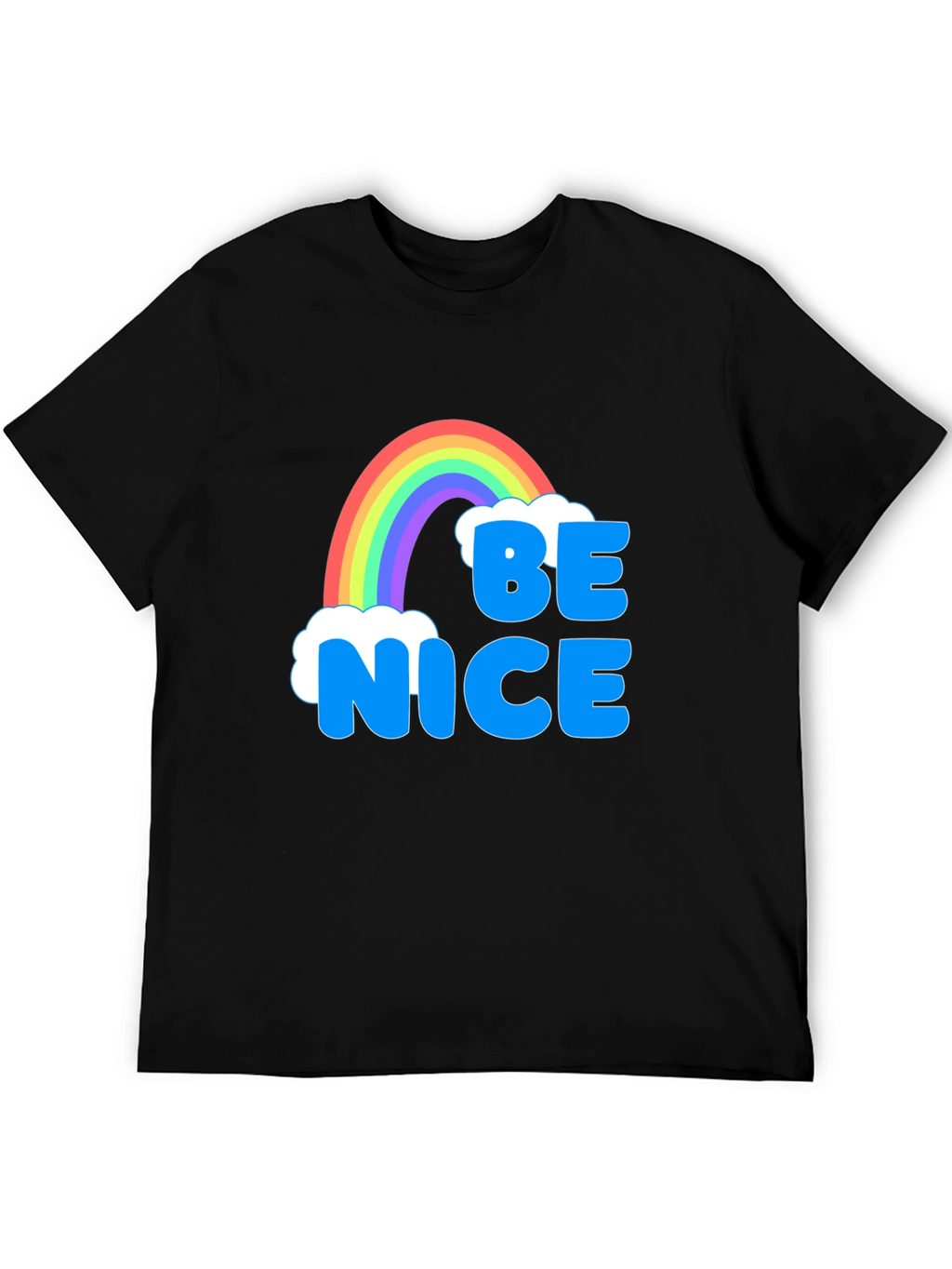 Be Nice Rainbow T-Shirt - Positive Vibes