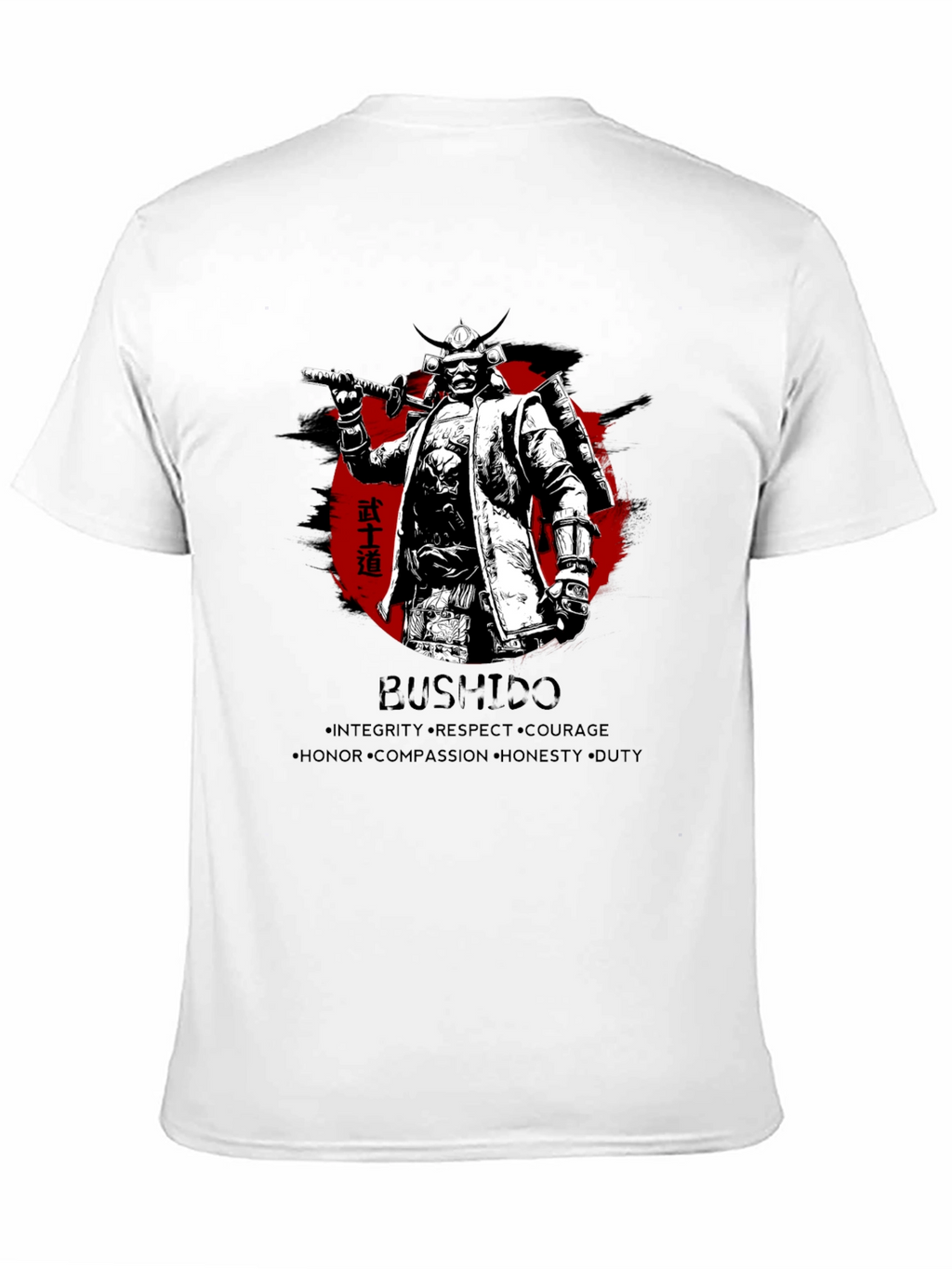 Samurai Bushido Mens Graphic T-Shirt
