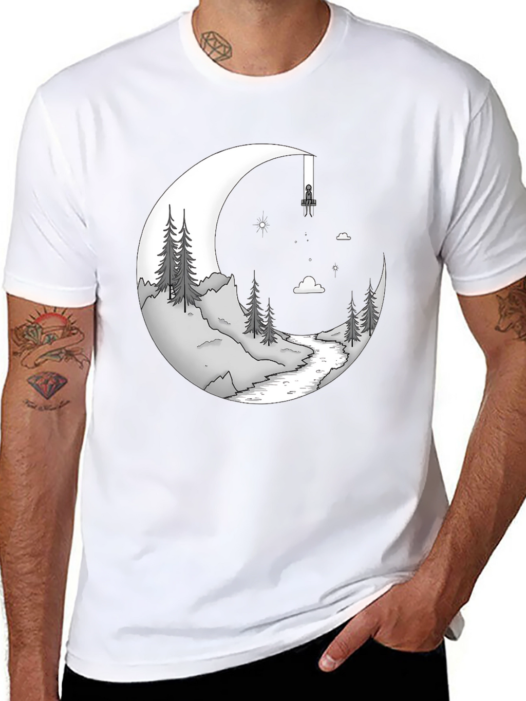 Moonlit River Graphic Tee