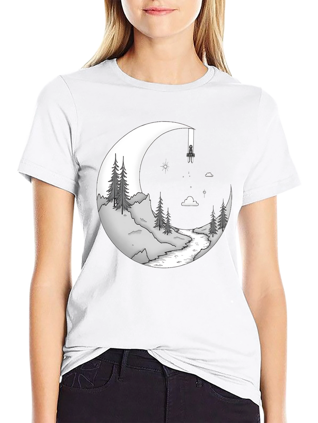 Moonlit River Graphic Tee