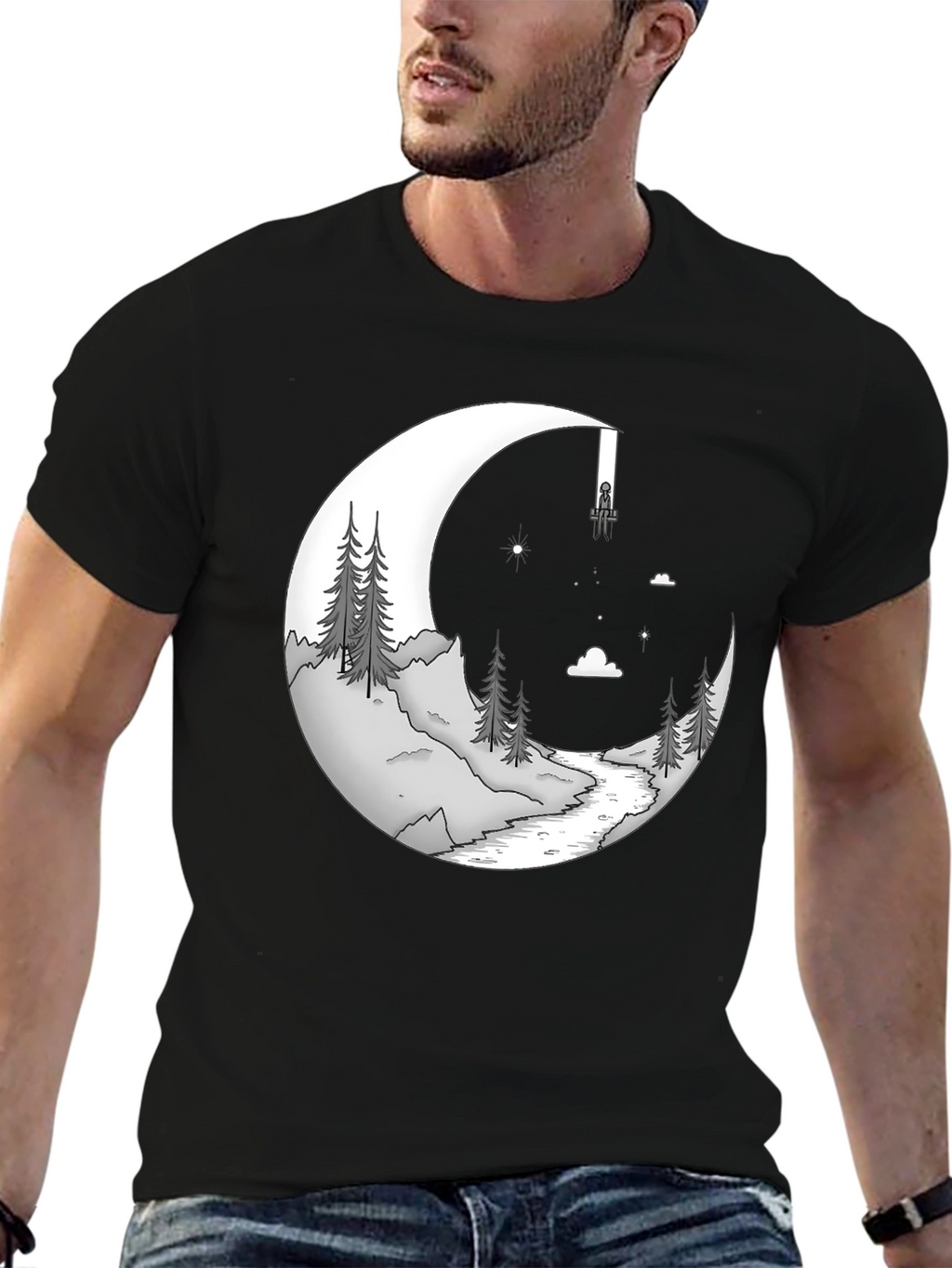 Moonlit River Graphic Tee