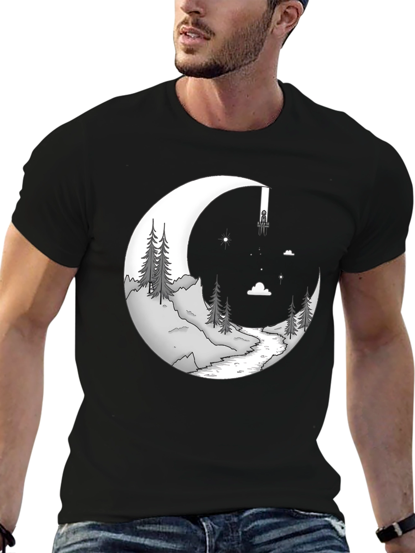 Moonlit River Graphic Tee