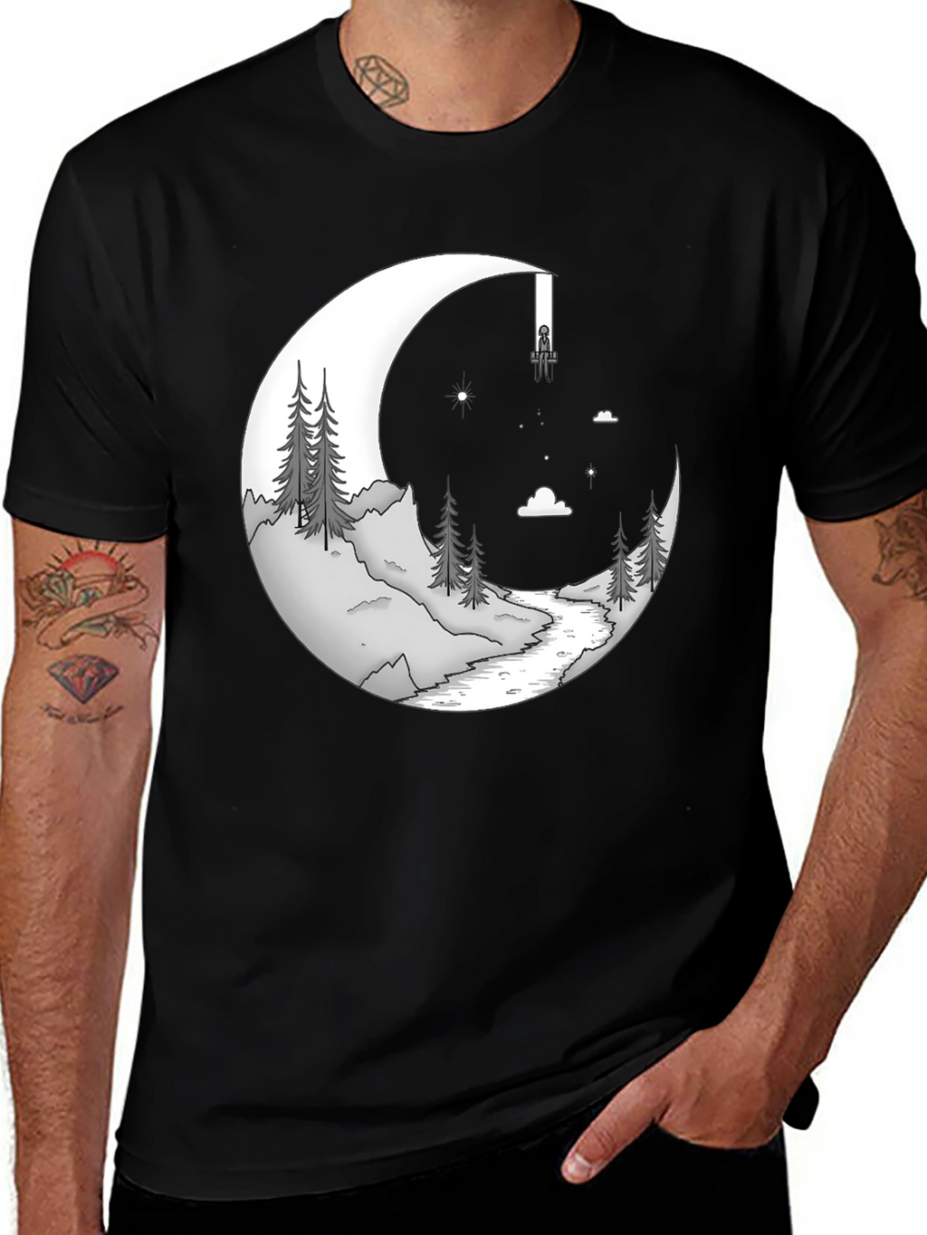 Moonlit River Graphic Tee