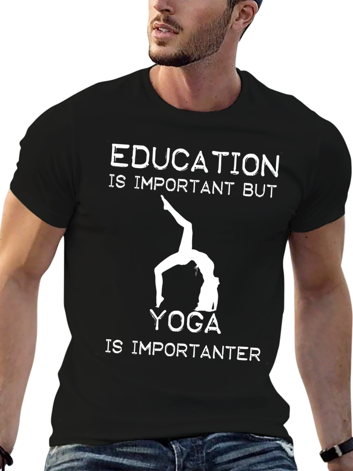 Education is Important Yoga T-Shirt