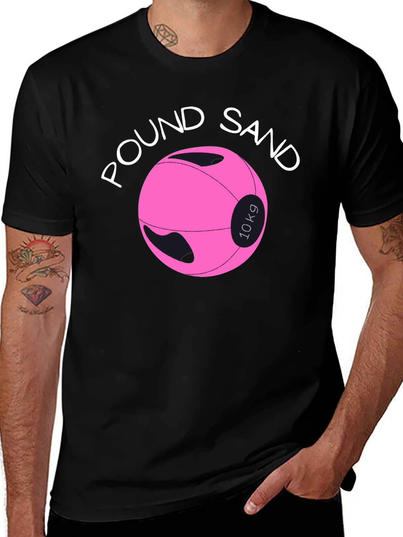 Pound Sand Workout T-Shirt - Funny Gym Fitness Tee