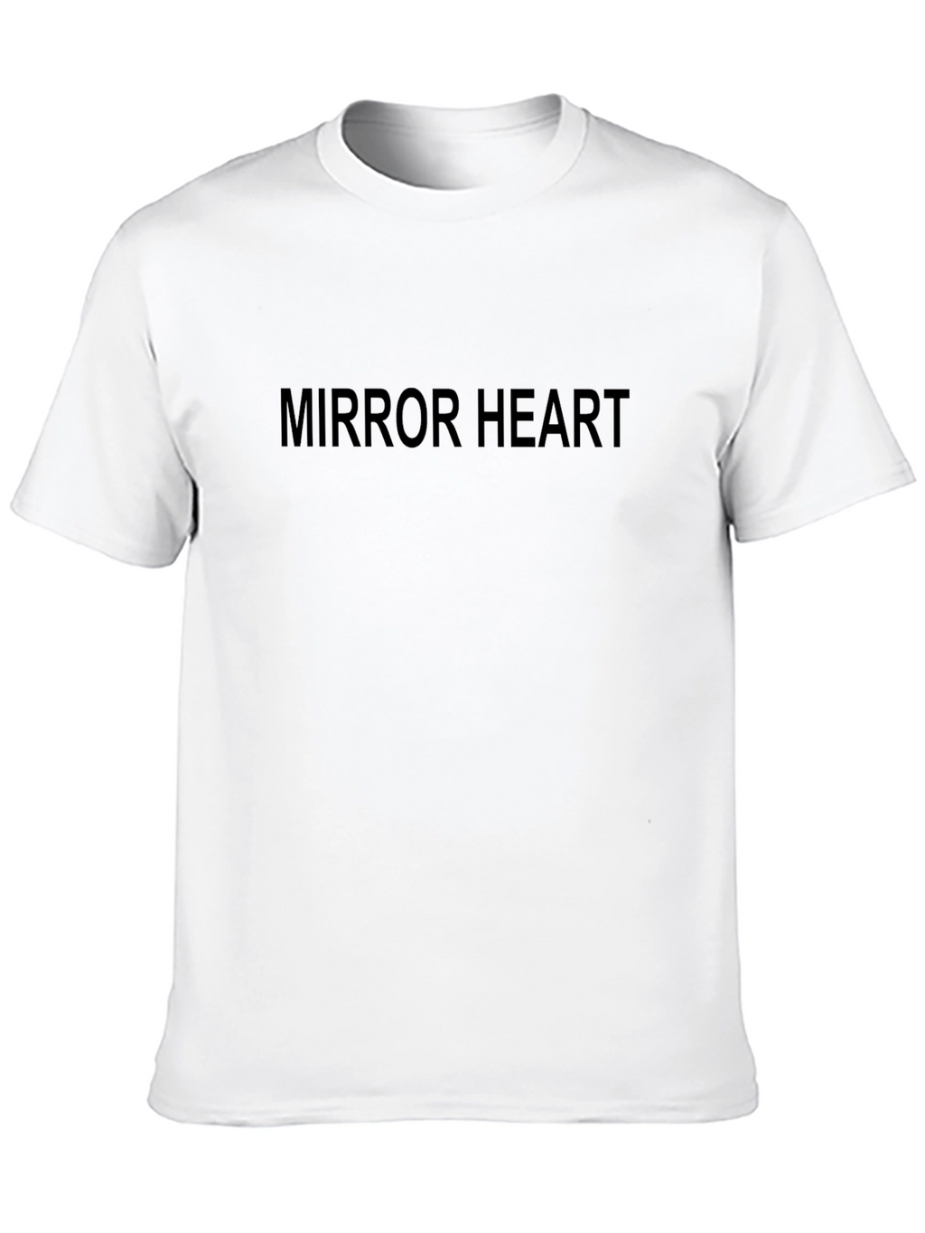 Mirror Heart Graphic Tee - Black