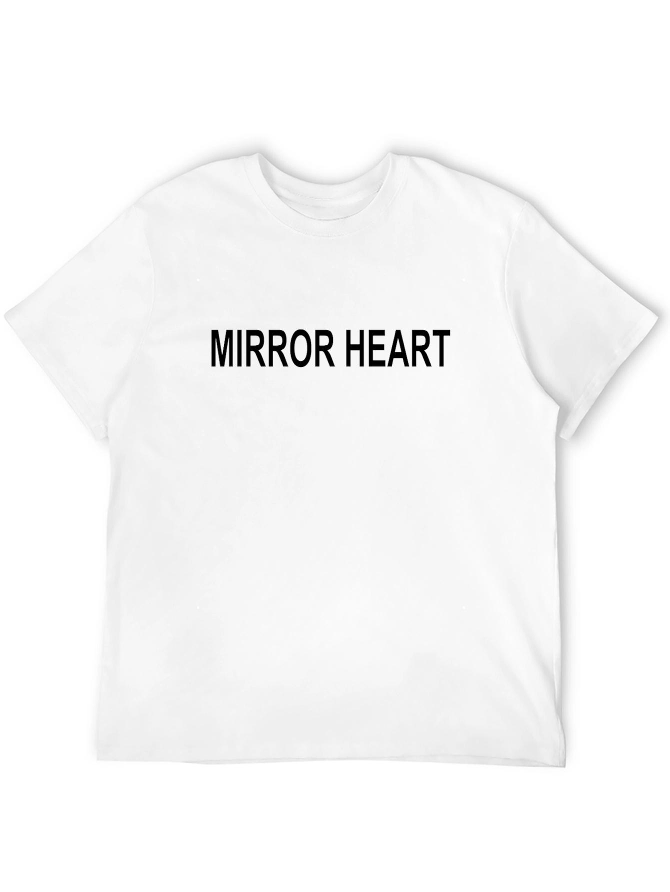 Mirror Heart Graphic Tee - Black