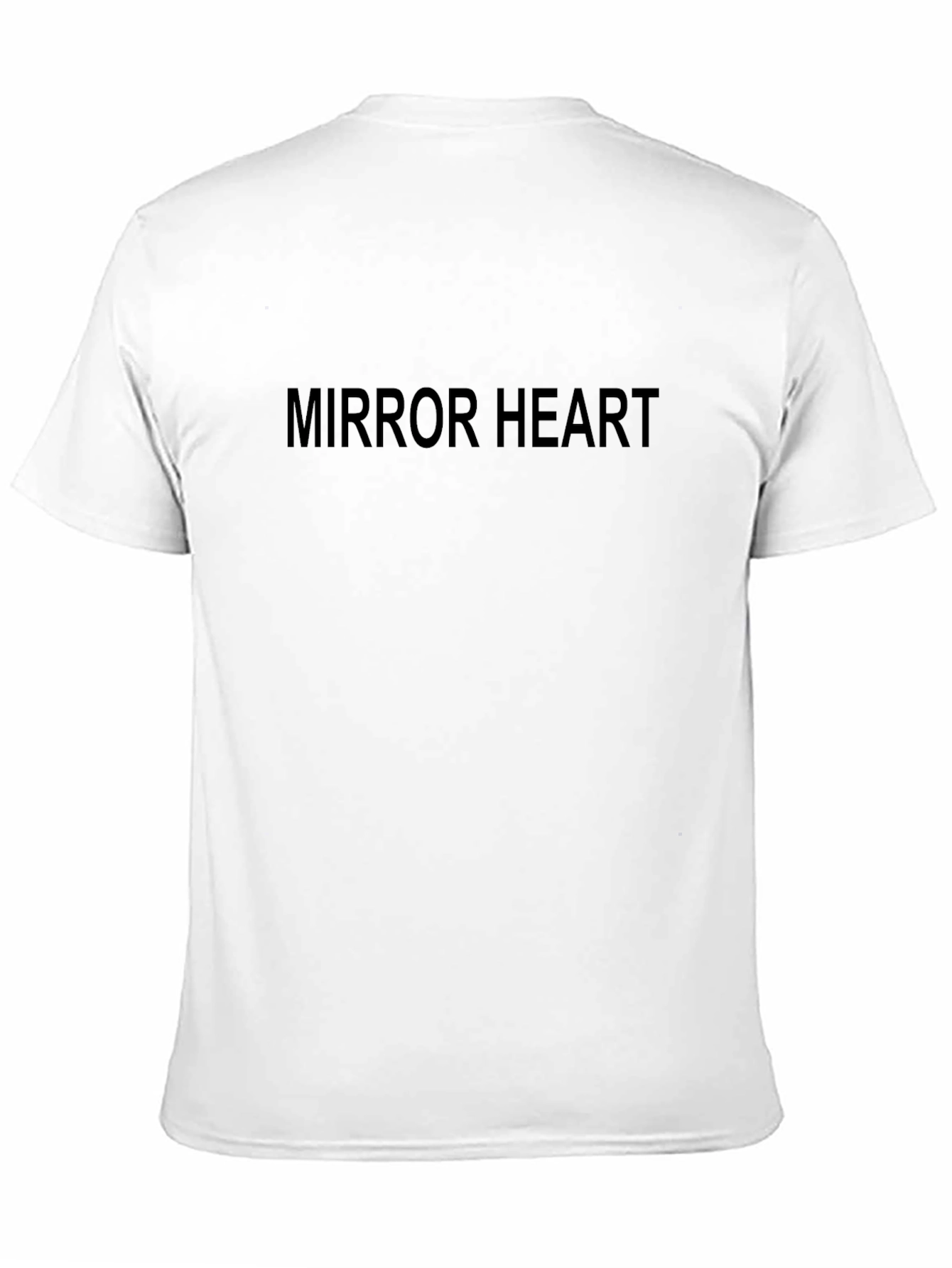Mirror Heart Graphic Tee - Black