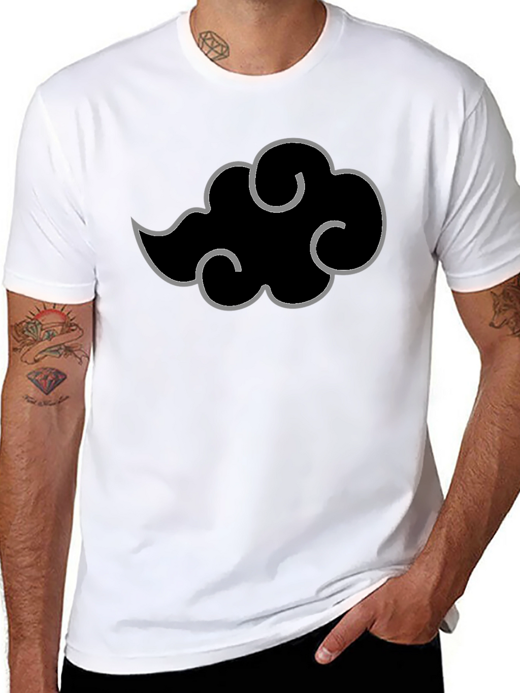 Akatsuki Cloud Black T-Shirt