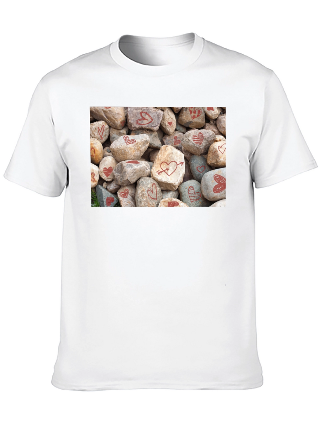 Heart Rocks Graphic Tee - Valentines Day Gift