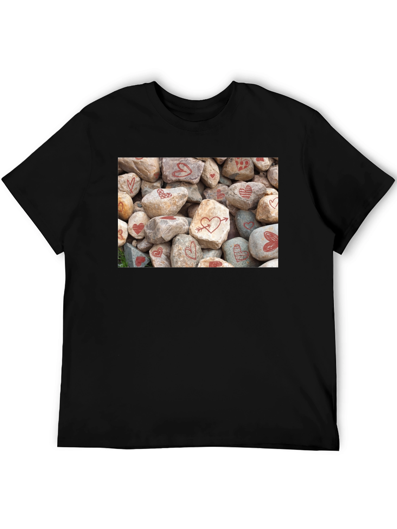 Heart Rocks Graphic Tee - Valentines Day Gift