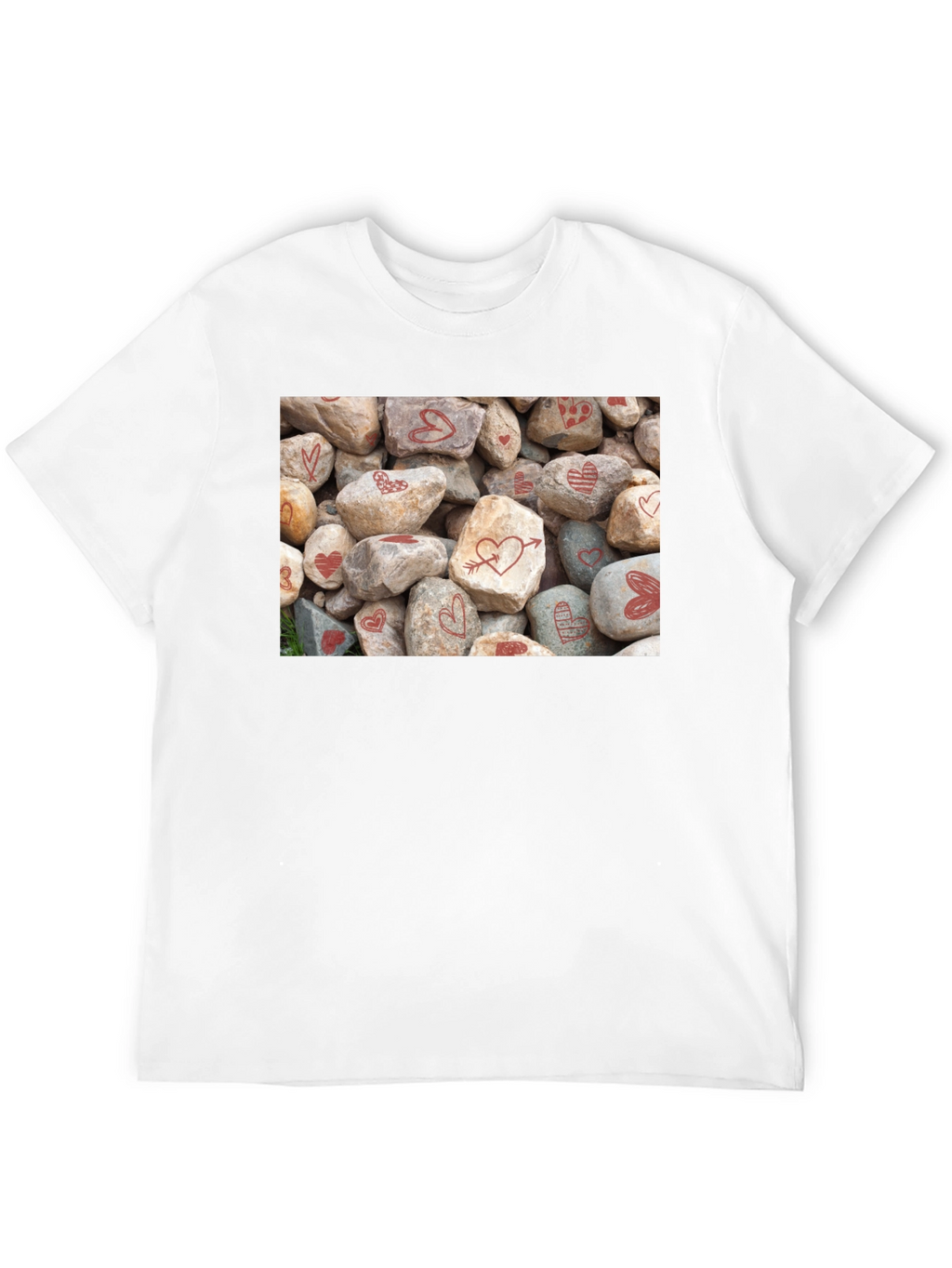 Heart Rocks Graphic Tee - Valentines Day Gift