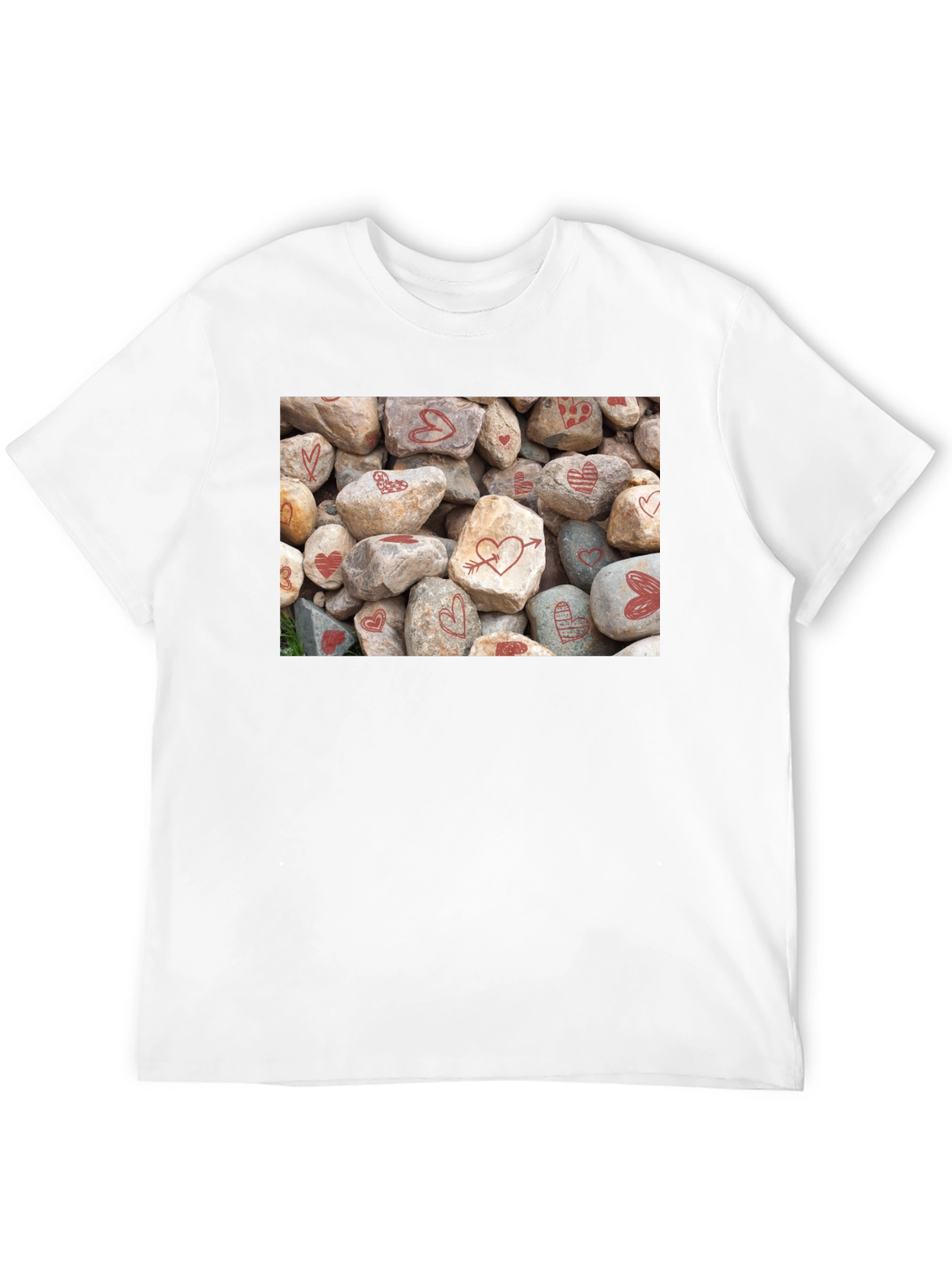 Heart Rocks Graphic Tee - Valentines Day Gift
