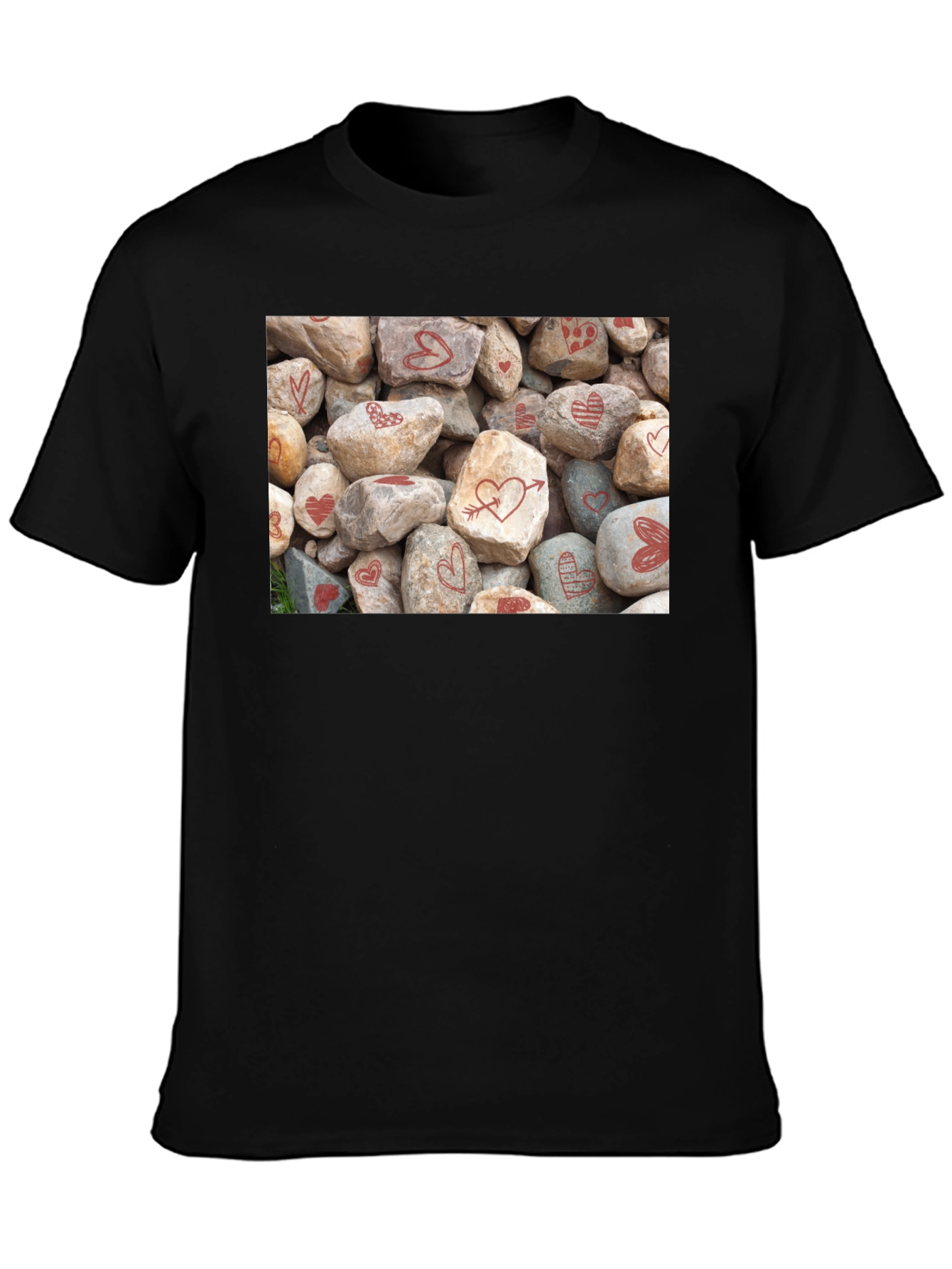 Heart Rocks Graphic Tee - Valentines Day Gift