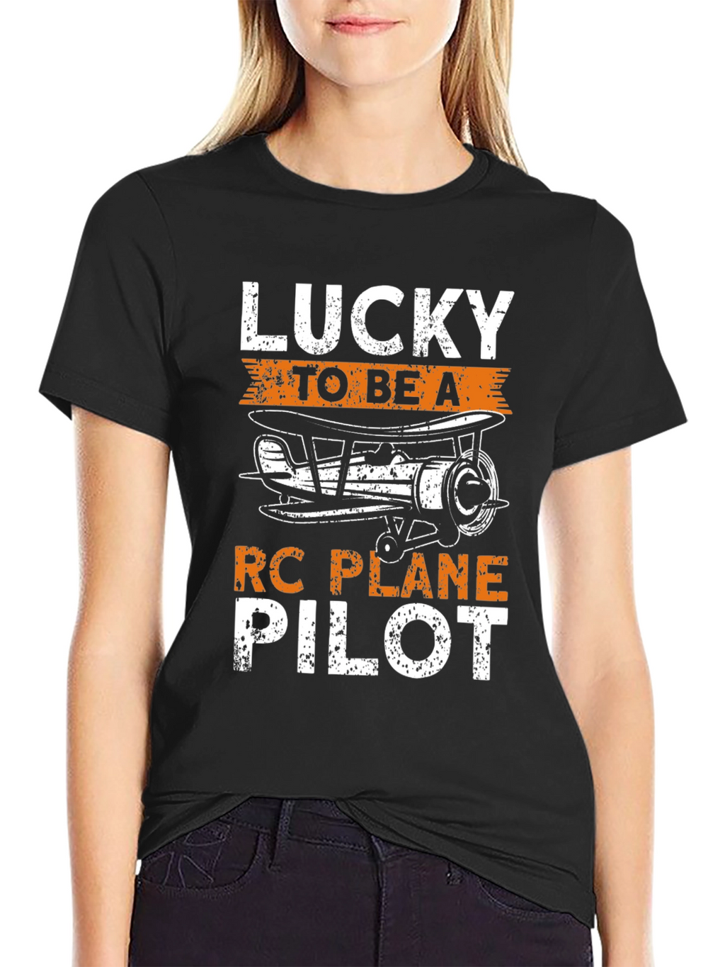 Lucky RC Plane Pilot Graphic T-Shirt