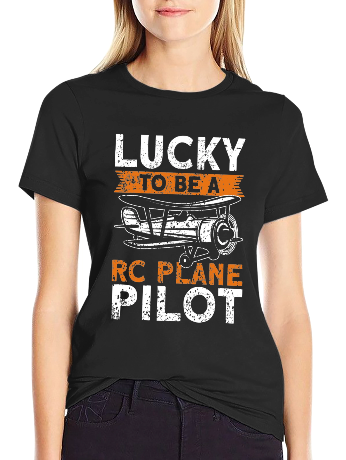 Lucky RC Plane Pilot Graphic T-Shirt