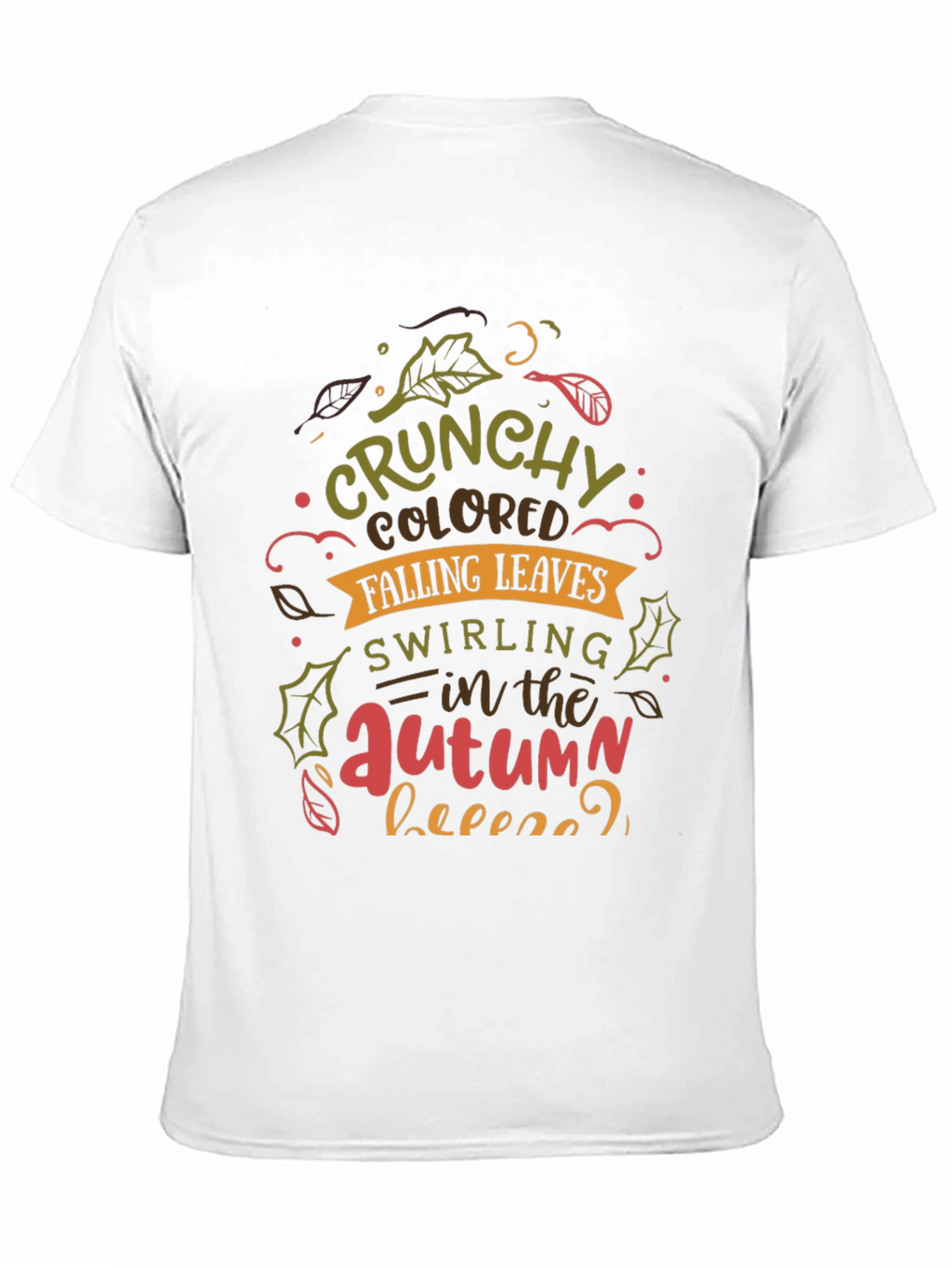 Crunchy Autumn Leaves T-Shirt - Cozy Fall Vibes!