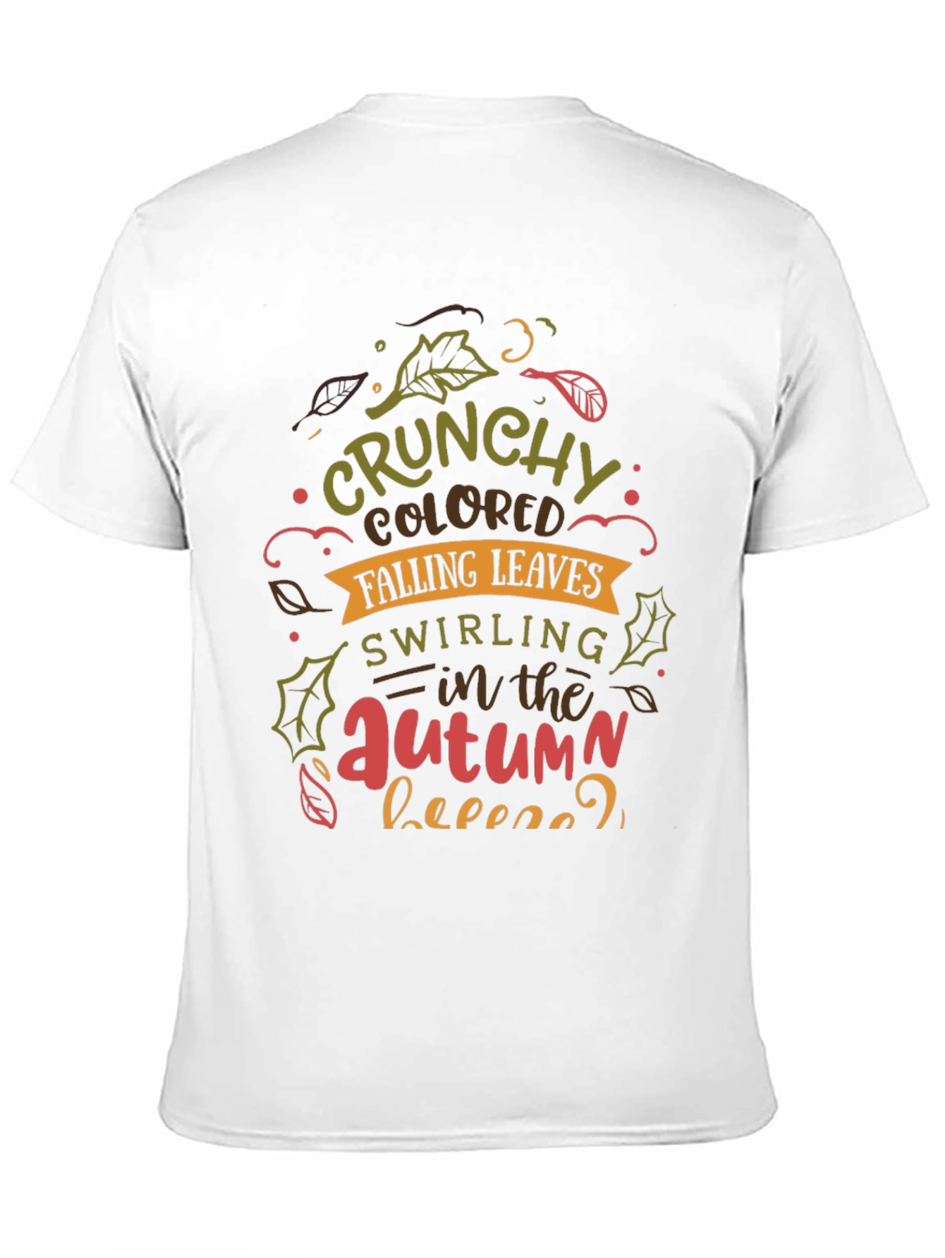 Crunchy Autumn Leaves T-Shirt - Cozy Fall Vibes!