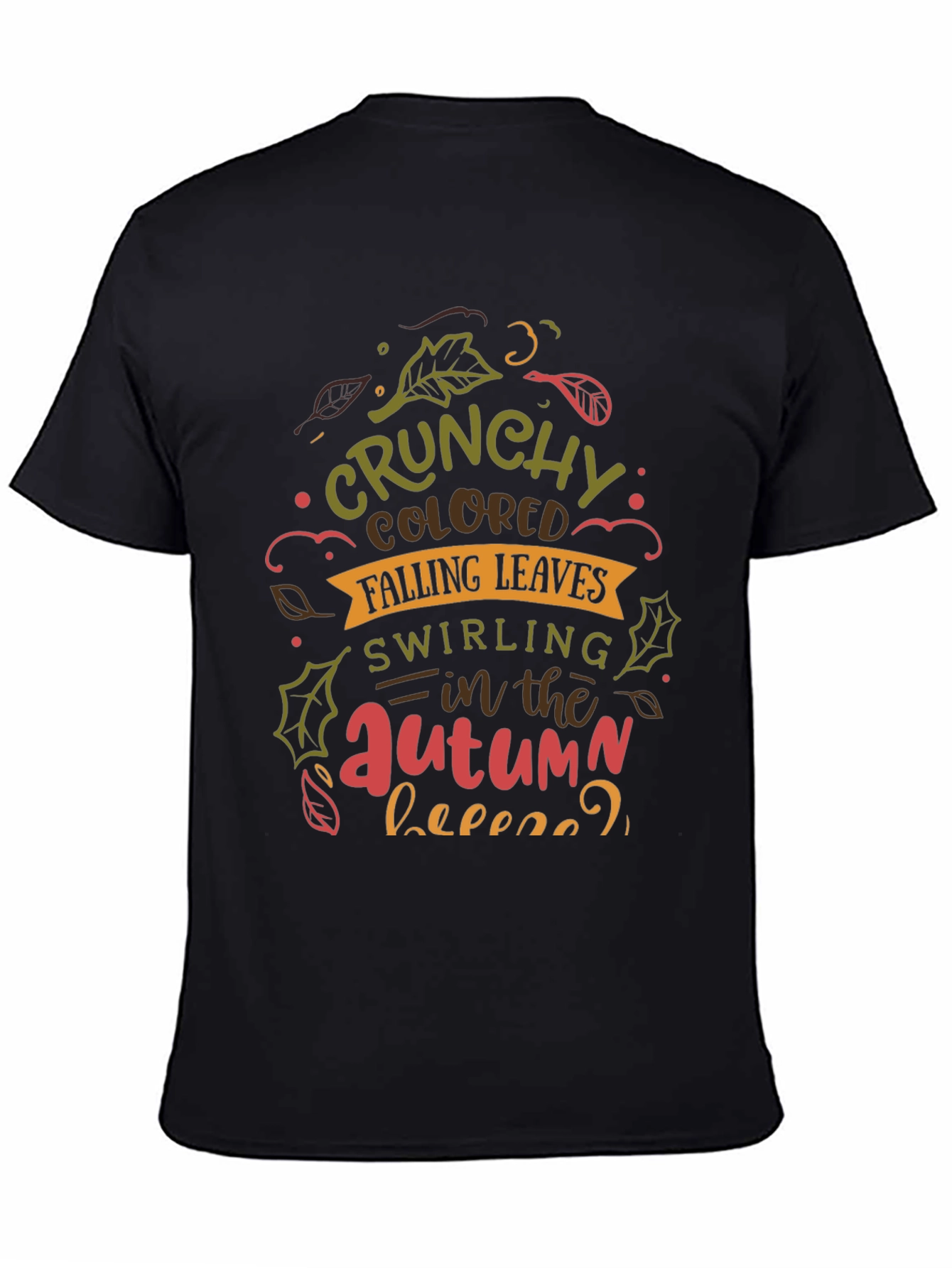 Crunchy Autumn Leaves T-Shirt - Cozy Fall Vibes!