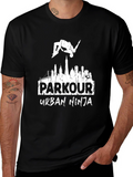 Parkour Urban Ninja Graphic T-Shirt