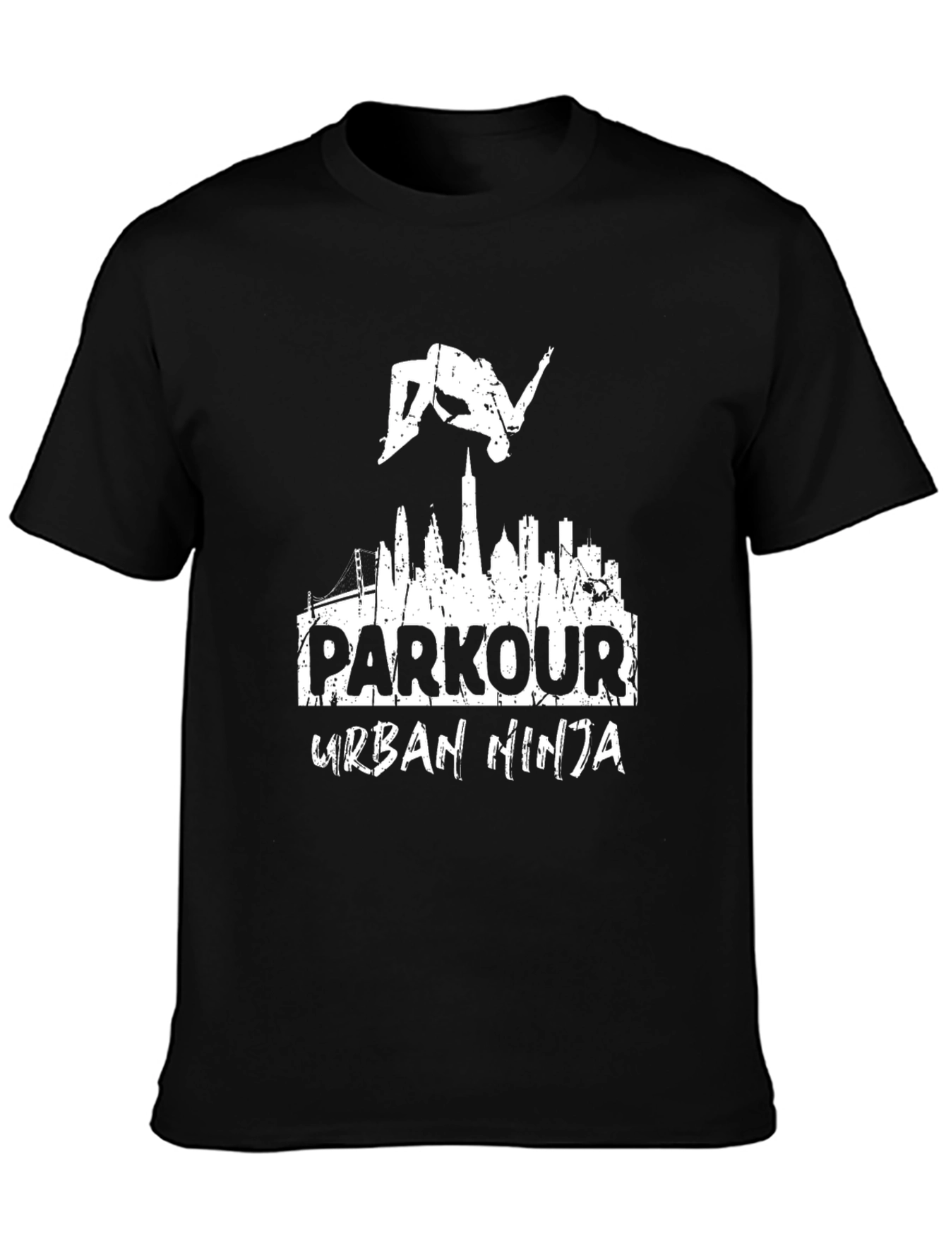 Parkour Urban Ninja Graphic T-Shirt