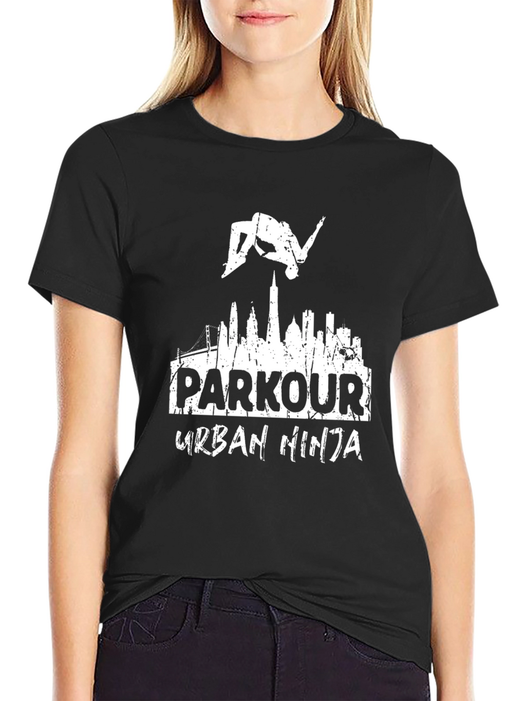 Parkour Urban Ninja Graphic T-Shirt
