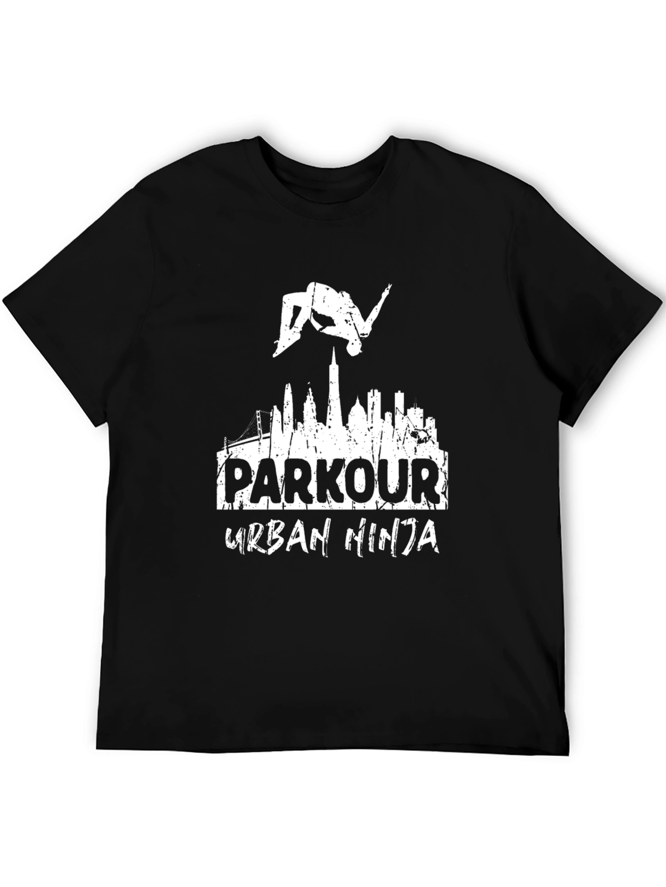Parkour Urban Ninja Graphic T-Shirt